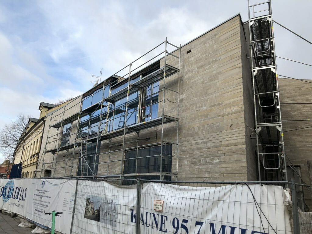 Marijos radijas (V. Sladkevičiaus g. 5) - Kultuurikeskus - ehituse fotod