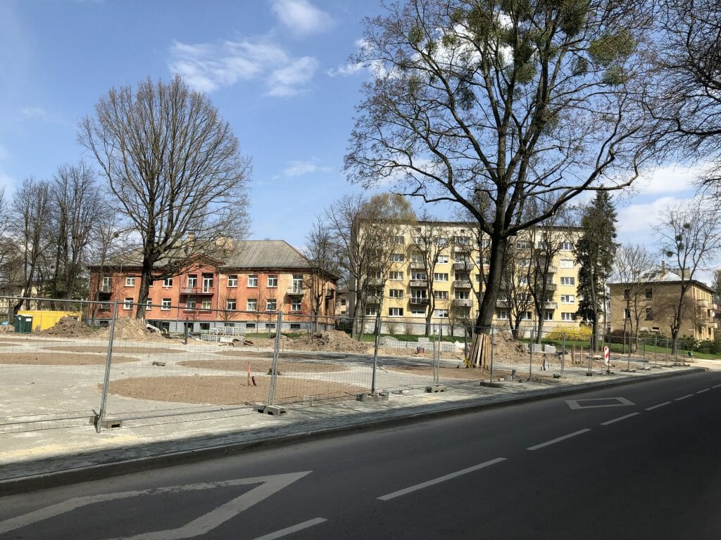 K. Petrausko g. ir M. Jankaus g. skveras (M. Jankaus g.) - Square - construction photos