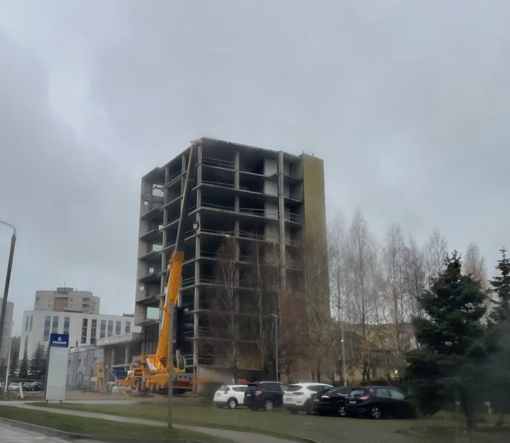 Ateities Trio verslo centras (Ateities g. 29) - Office center - construction photos