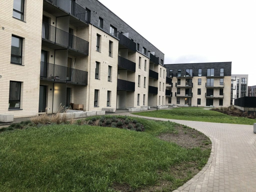 Lazdynėlių vingis 1-2 etapai (Lazdynėlių g. 38, 38A) - Multi apartment - construction photos