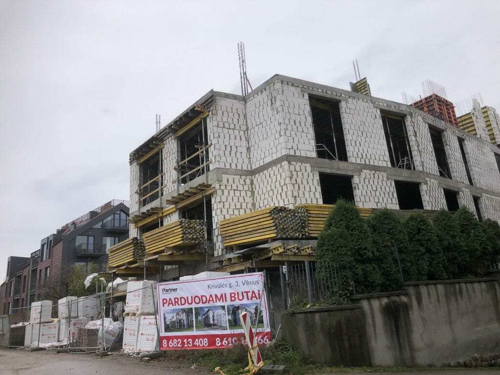 Krivūlės g. 3C (Krivūlės g. 3C) - Daugiabutis - statybų nuotraukos