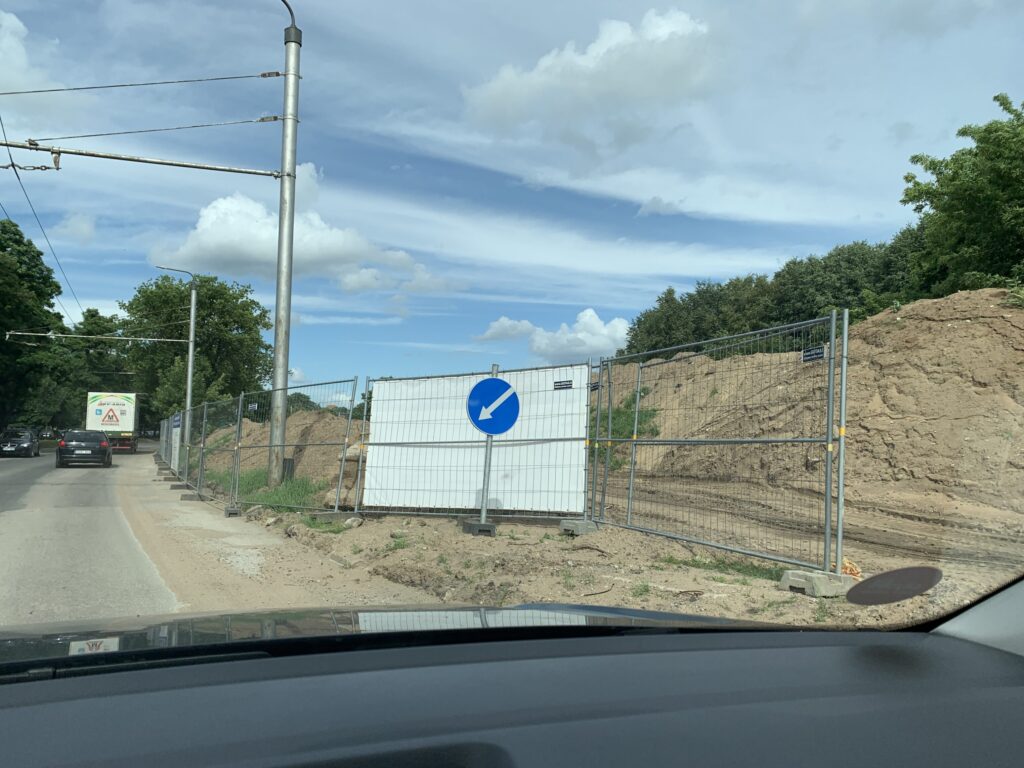 Neries krantinės parkas (Neries krant.) - Park - construction photos