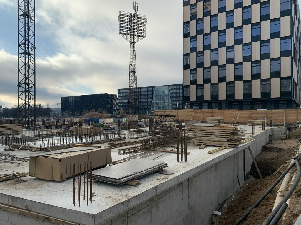 Business Stadium North East (Rinktinės g. 3) - Verslo centras - statybų nuotraukos