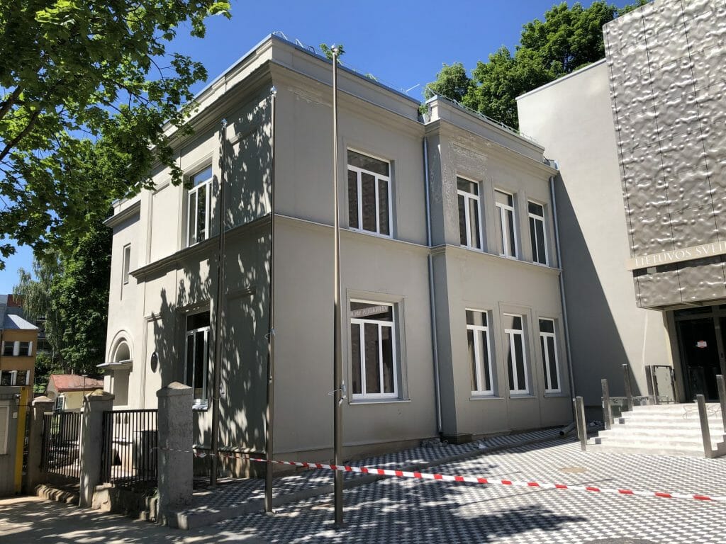 LSMU Emanuelio Levino centras (V. Putvinskio g. 14) - Cultural center - construction photos