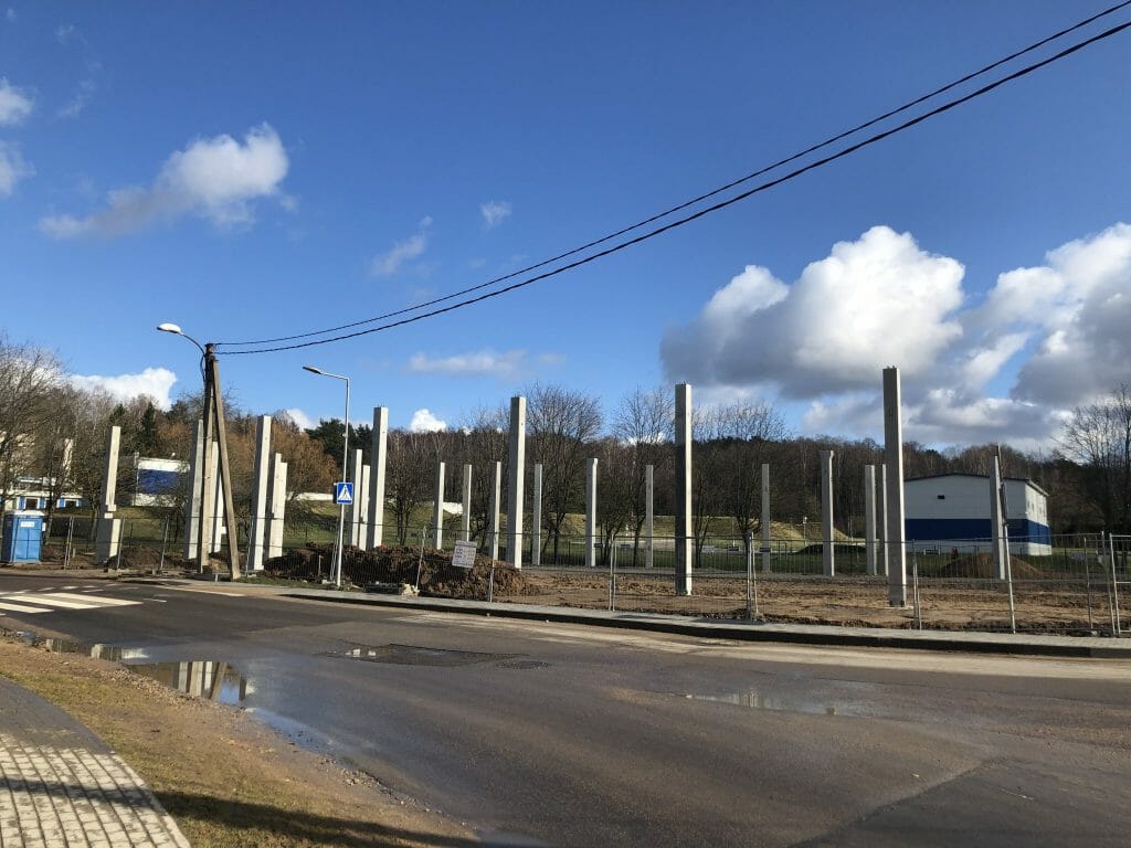 Maxima Lazdynėlių g. (Lazdynėlių g. 23A) - Food store - construction photos