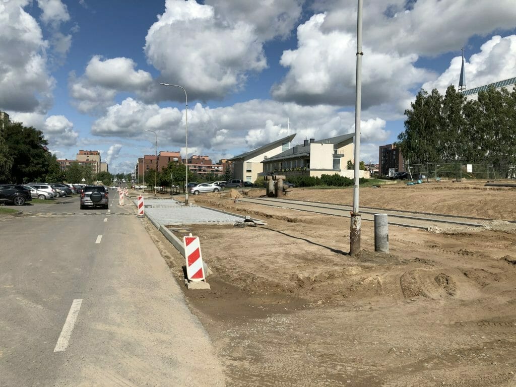 Tolminkiemio (Pilaitės) gimnazija (Tolminkiemio g. 2D) - Primary and secondary education - construction photos