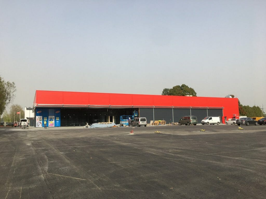 Rimi Varžupio g. (Varžupio g. 1) - Food store - construction photos