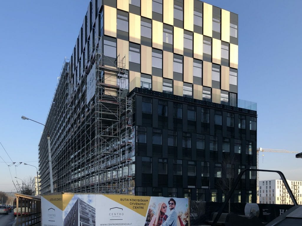 Business Stadium North (Rinktinės g. 3) - Verslo centras - statybų nuotraukos