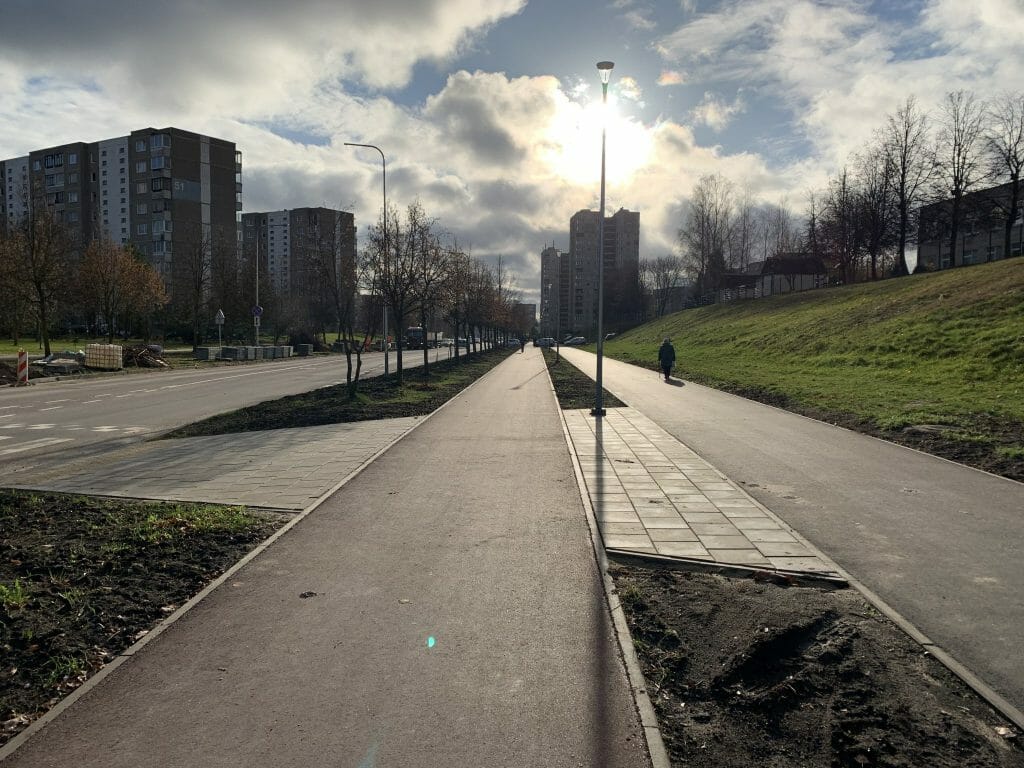 S. Stanevičiaus g. dviračių takas (S. Stanevičiaus g.) - Bike path - construction photos