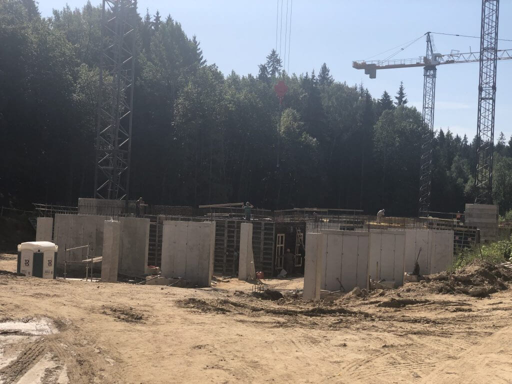 Miško ardai 1 etapas (Burbiškių g. 6) - Multi apartment - construction photos