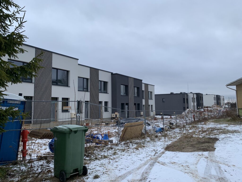 24 terasos (Tarandės g. 24C, 24D, 24E, 24F, 24G, 24H, 24J, 24K, 24L, 24M, 24N, 24P) - Row housing - construction photos