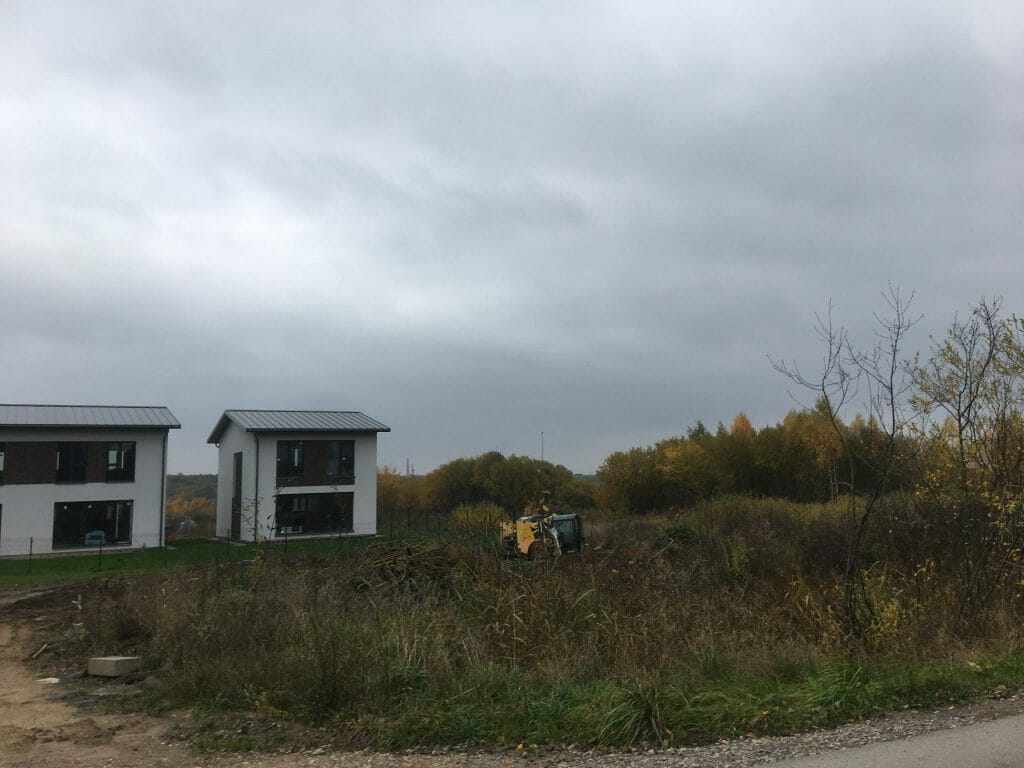 Jokūbo Šimkevičiaus g. kvartalas 1 etapas (Jokūbo Šimkevičiaus g. 4, 6) - Rindu mājas - būvdarbu attēli