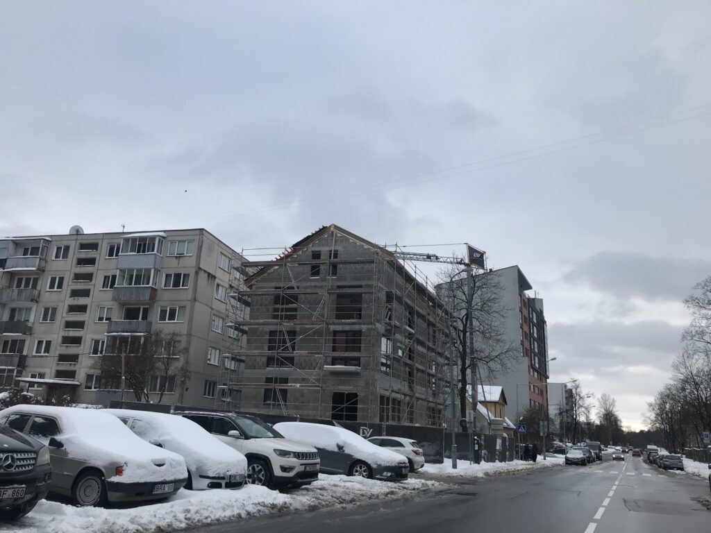 Vingio apartamentai (S. Konarskio g. 6A) - Daugiabutis - statybų nuotraukos