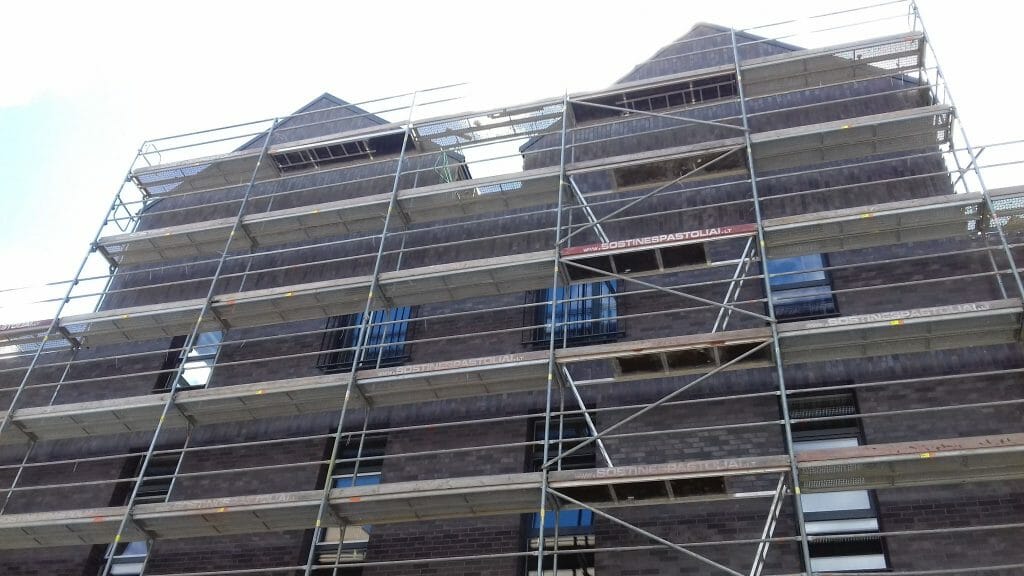 Miško ardai 1 etapas (Burbiškių g. 6) - Multi apartment - construction photos