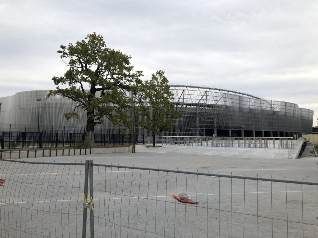 Dariaus ir Girėno stadionas (Perkūno al. 5) - Sports arena - construction photos