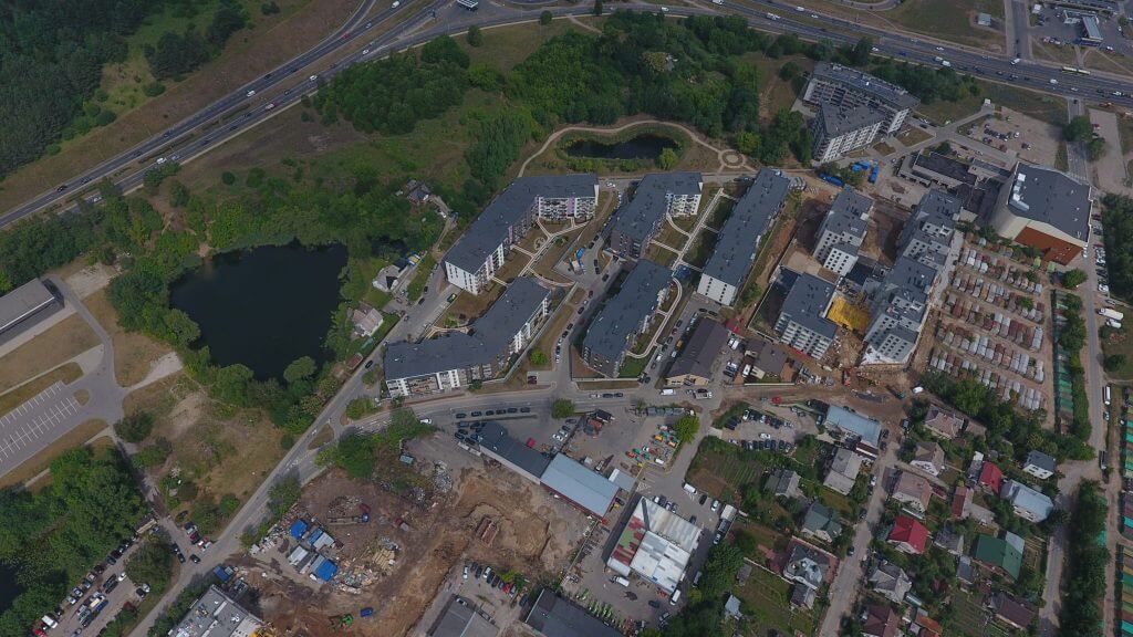 Paparčių namai 2 etapas (Utenos g. 41A) - Daugiabutis - statybų nuotraukos