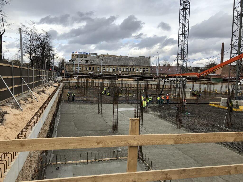 Uptown Park (Švitrigailos g. 13) - Office center - construction photos