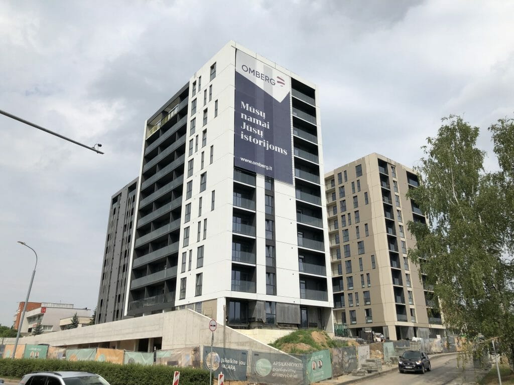 Viršuliškių stogai (Viršuliškių g. 38) - Multi apartment - construction photos