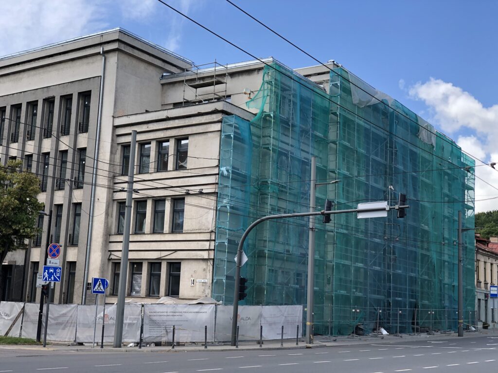 Kauno apskrities vyriausiasis policijos komisariatas Vytauto pr. (Vytauto pr. 91) - Administrative - construction photos