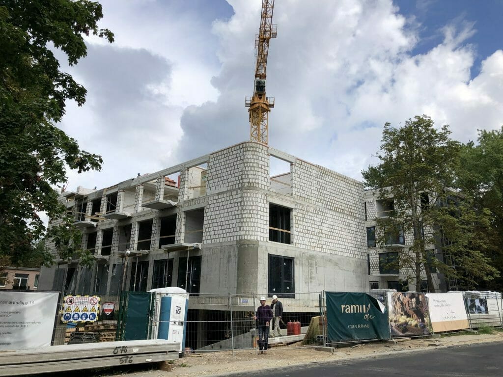 Ramu Du (Brolių g. 16) - Daudzdzīvokļu nams - būvdarbu attēli