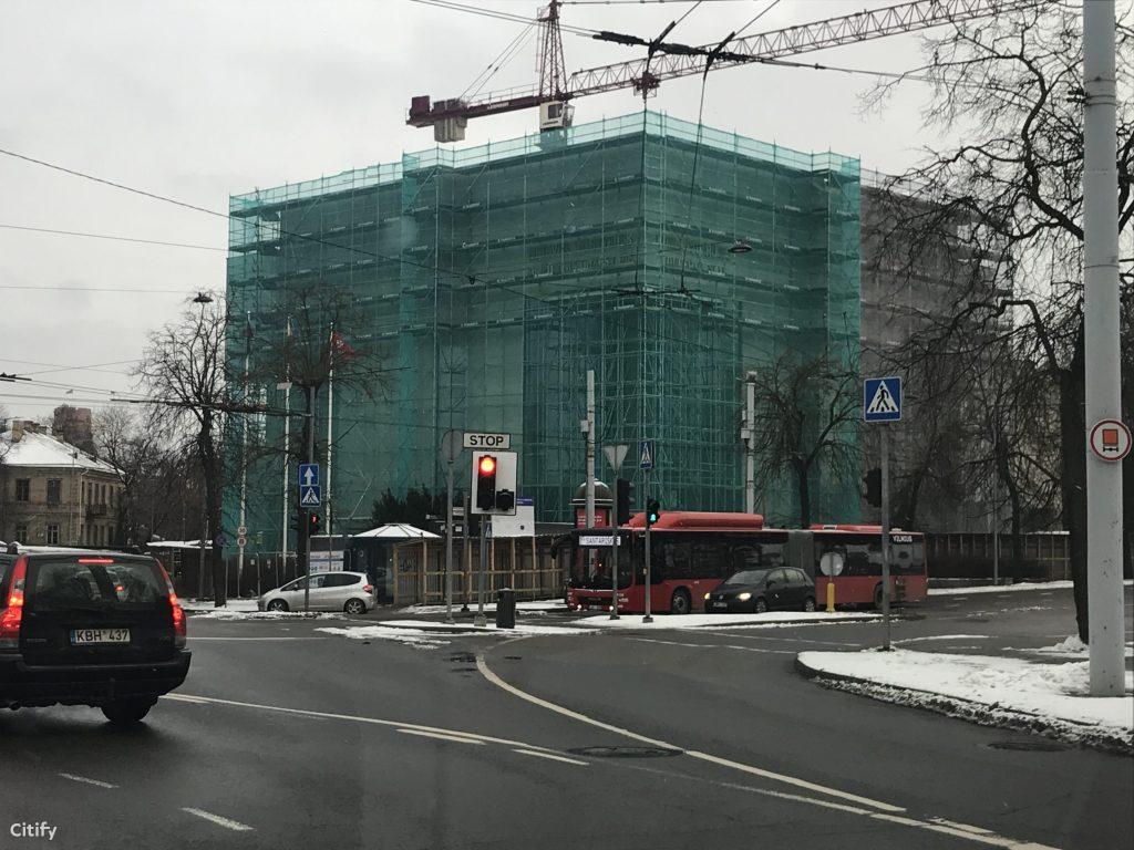 Vilniaus kongresų rūmai (Vilniaus g. 6-1) - Concert hall - construction photos