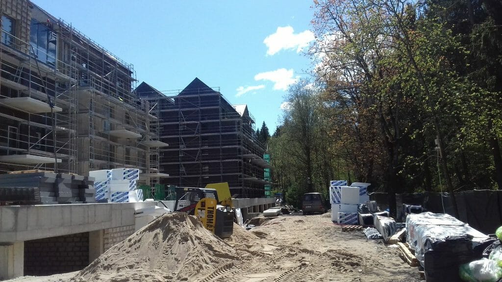 Miško ardai 1 etapas (Burbiškių g. 6) - Multi apartment - construction photos