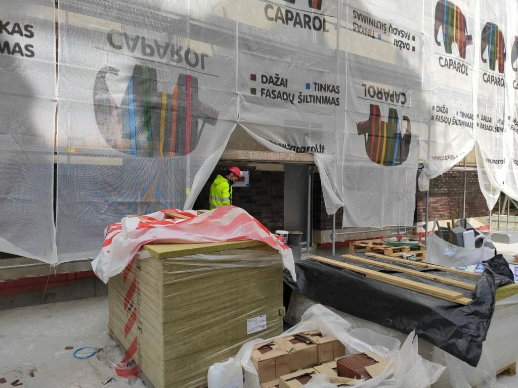 Miško ardai 1 etapas (Burbiškių g. 6) - Multi apartment - construction photos