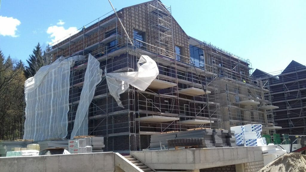 Miško ardai 1 etapas (Burbiškių g. 6) - Multi apartment - construction photos