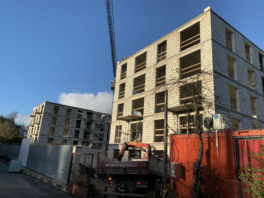 Būk čia (Bukčių g. 6) - Multi apartment - construction photos