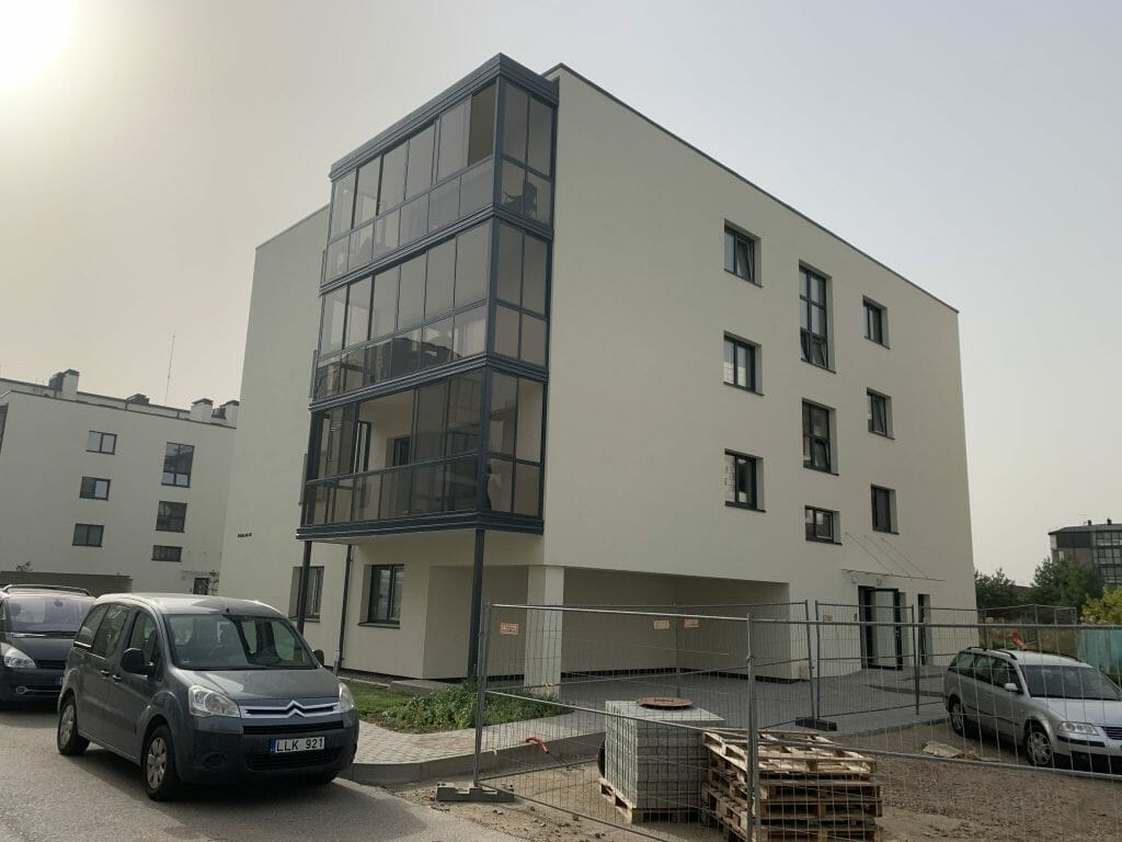 Lampėdžio takas 1 etapas (Įkalnės aklg.) - Multi apartment - construction photos