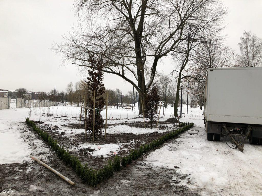 Danės krantinių rekonstrukcija (Danės g.) - Park - construction photos