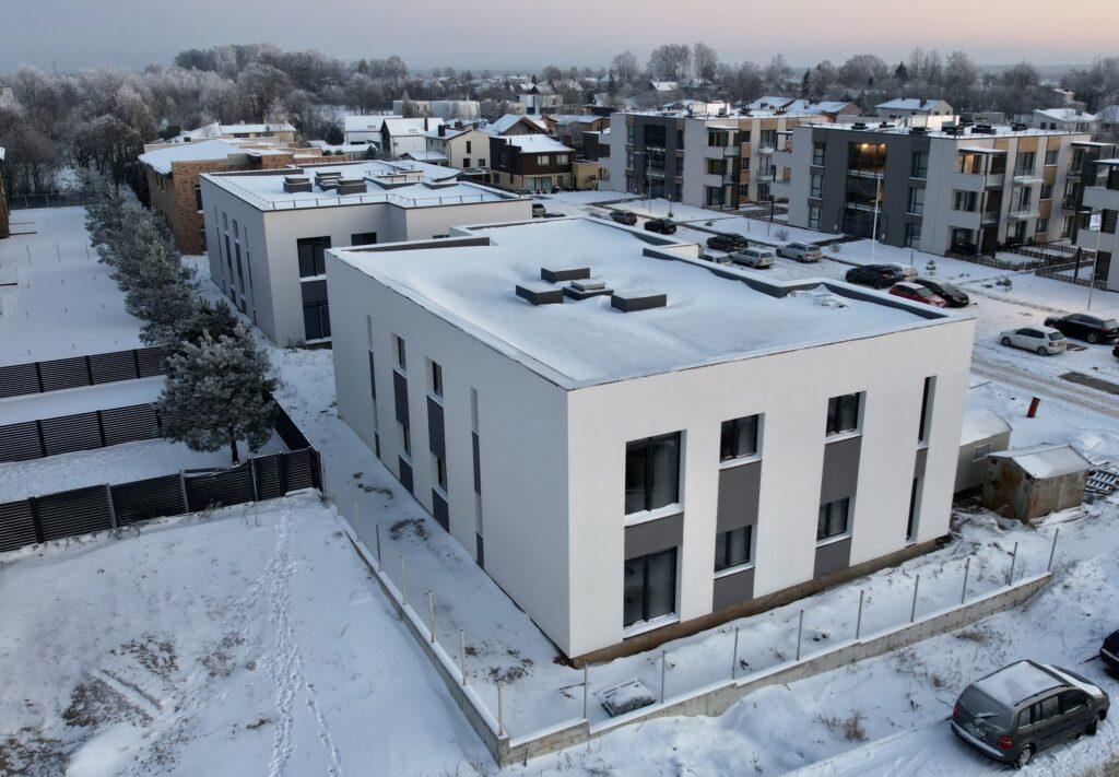 Naujasis Antakalnis Taurijos g. 45, 47, 49, 51, 53, 55 (Taurijos g. 45, 47, 49, 51, 53, 55) - Row housing - construction photos