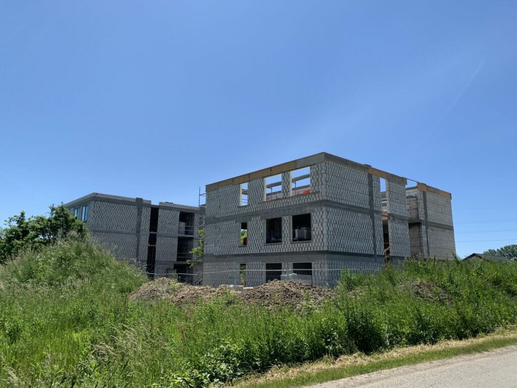 Ąžuolų alėja Paupiuose | 1 etapas (Klemiškės g. 18) - Multi apartment - construction photos