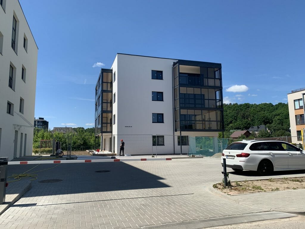 Lampėdžio takas 1 etapas (Įkalnės aklg.) - Multi apartment - construction photos