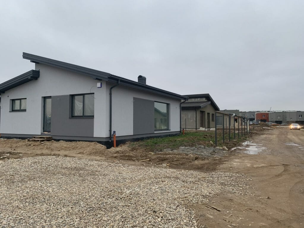17 perlų (Uždaroji g.) - Private house community - construction photos