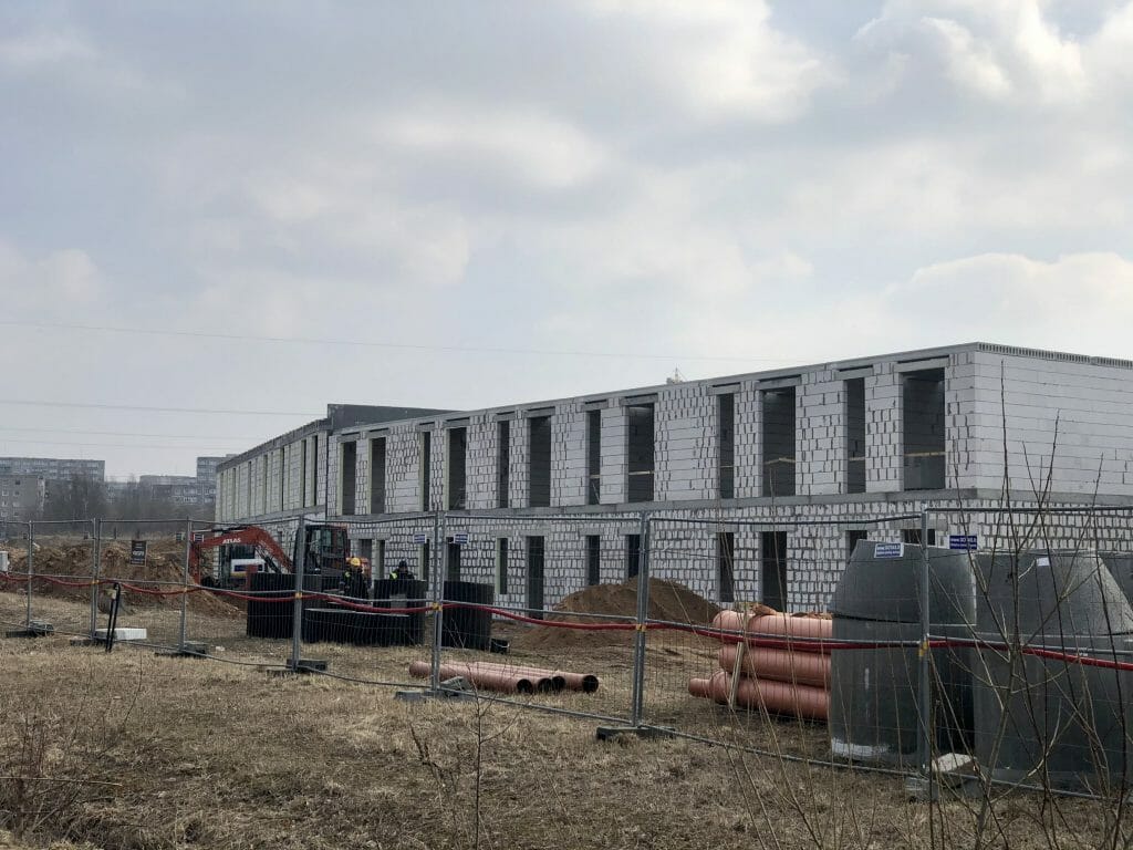 PaJustis 1 etapas (Mozūriškių g. 190) - Row housing - construction photos