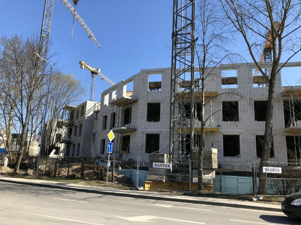 Paparčių namai 2 etapas (Utenos g. 41A) - Daugiabutis - statybų nuotraukos