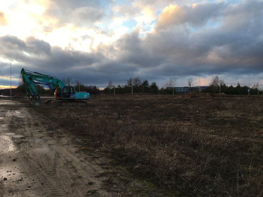 Vilnius OUTLET (Vytauto Pociūno g. 8) - Shopping center - construction photos
