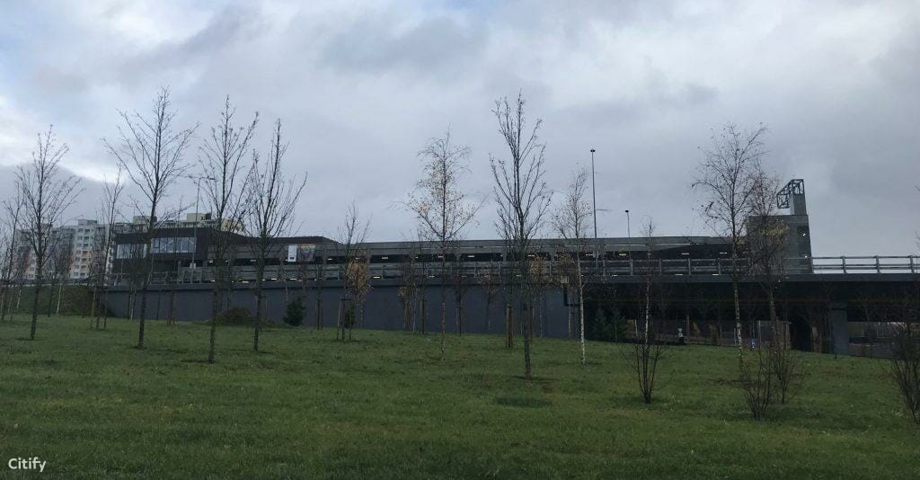 Pašilaičiai PC (Pavilnionių g. 55) - Tirdzniecības centrs - būvdarbu attēli
