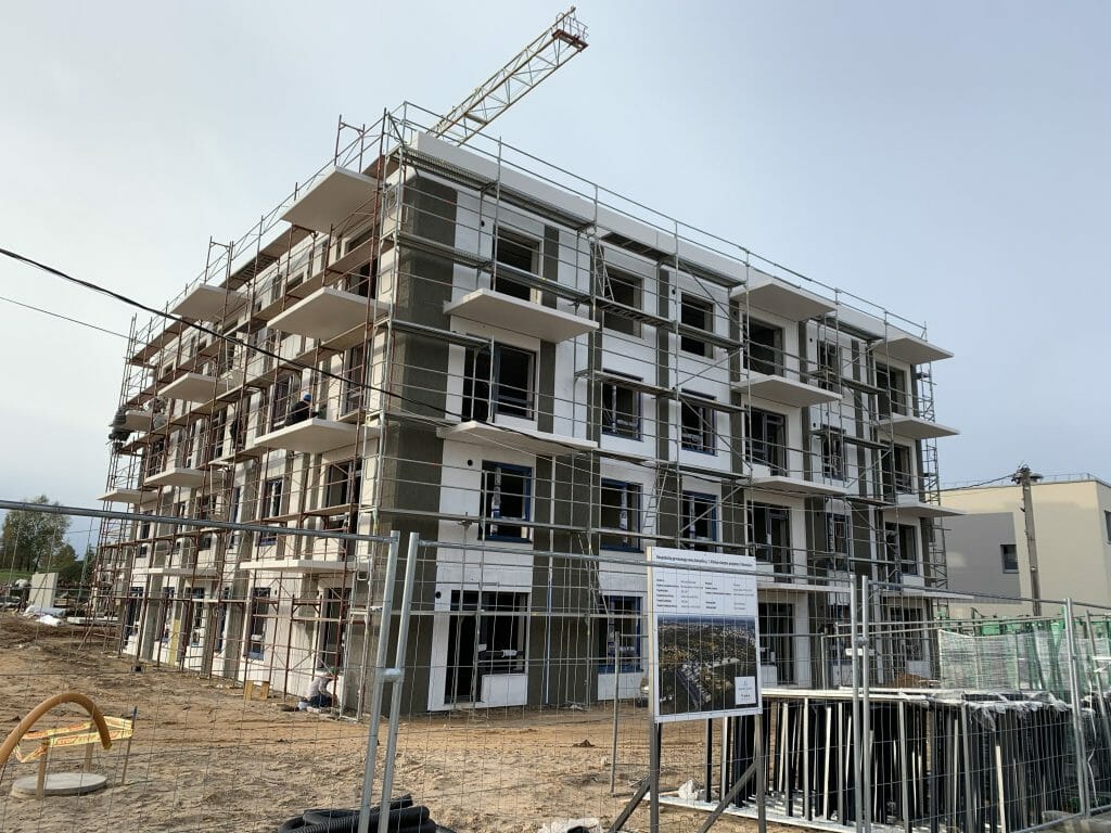 Bajorų alėjos 2 etapas (Salaspilio g. 1) - Multi apartment - construction photos