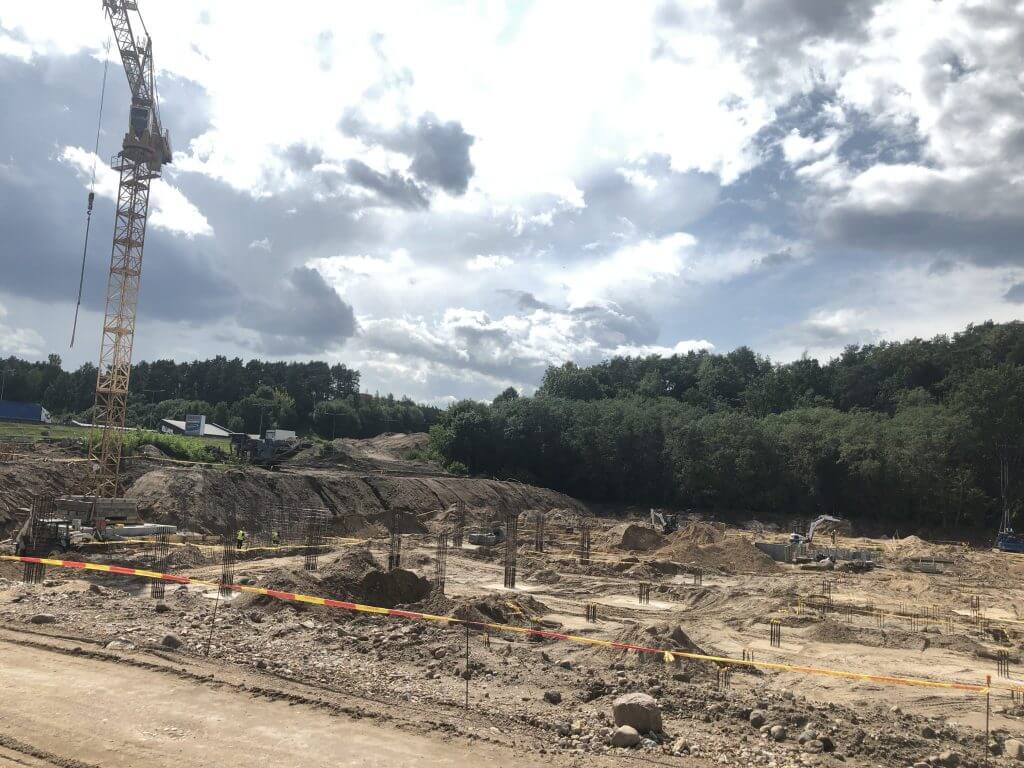 Business Garden Vilnius 1 etapas (Laisvės pr. 10) - Office center - construction photos