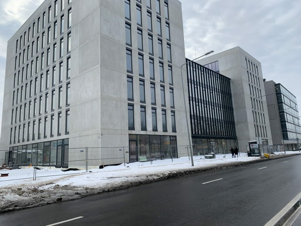 OFFICE 100 by Skraidenis (Panerių g. 49) - Office center - construction photos