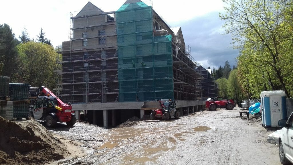 Miško ardai 1 etapas (Burbiškių g. 6) - Multi apartment - construction photos