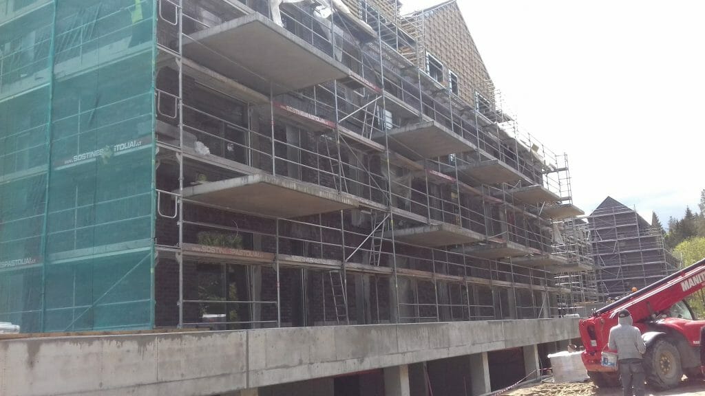 Miško ardai 1 etapas (Burbiškių g. 6) - Multi apartment - construction photos