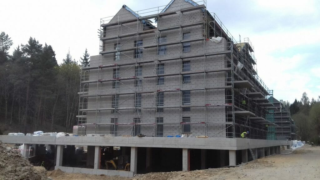 Miško ardai 1 etapas (Burbiškių g. 6) - Multi apartment - construction photos