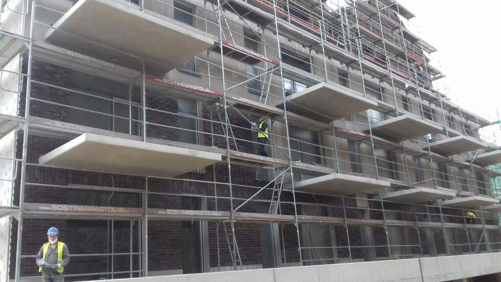 Miško ardai 1 etapas (Burbiškių g. 6) - Multi apartment - construction photos