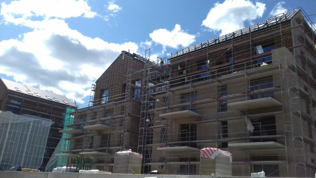 Miško ardai 1 etapas (Burbiškių g. 6) - Multi apartment - construction photos