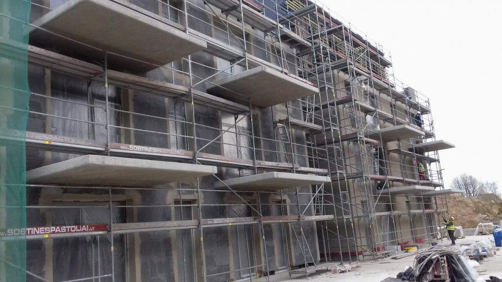 Miško ardai 1 etapas (Burbiškių g. 6) - Multi apartment - construction photos