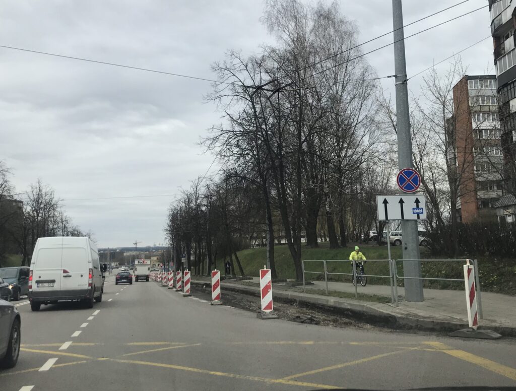 Dariaus ir Girėno g. dviračių takas (Dariaus ir Girėno g.) - Bike path - construction photos