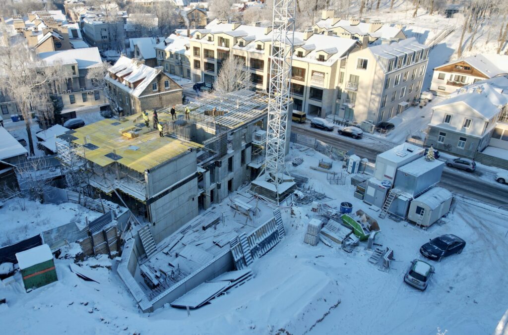 Trys karaliai (Polocko g. 25, 31) - Multi apartment - construction photos